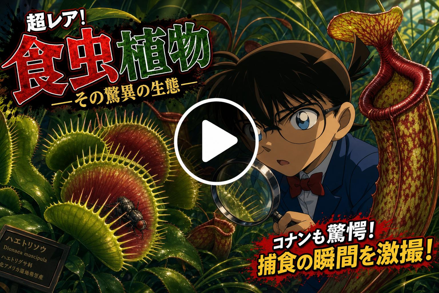 看片植物视频教程——食虫植物捕蝇草视频演示